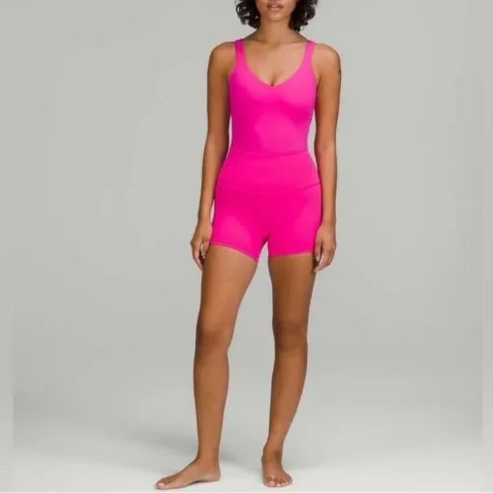 Lululemon Athletica Align Bodysuit in Pink